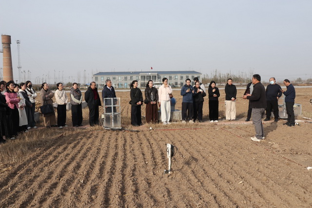 德州职业技术学院到禹城站调研