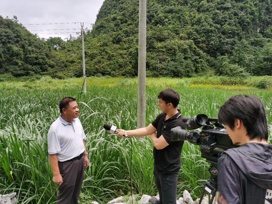 "走进中国科学院记者行"科技扶贫专题采访活动 在广西环江顺利进行
